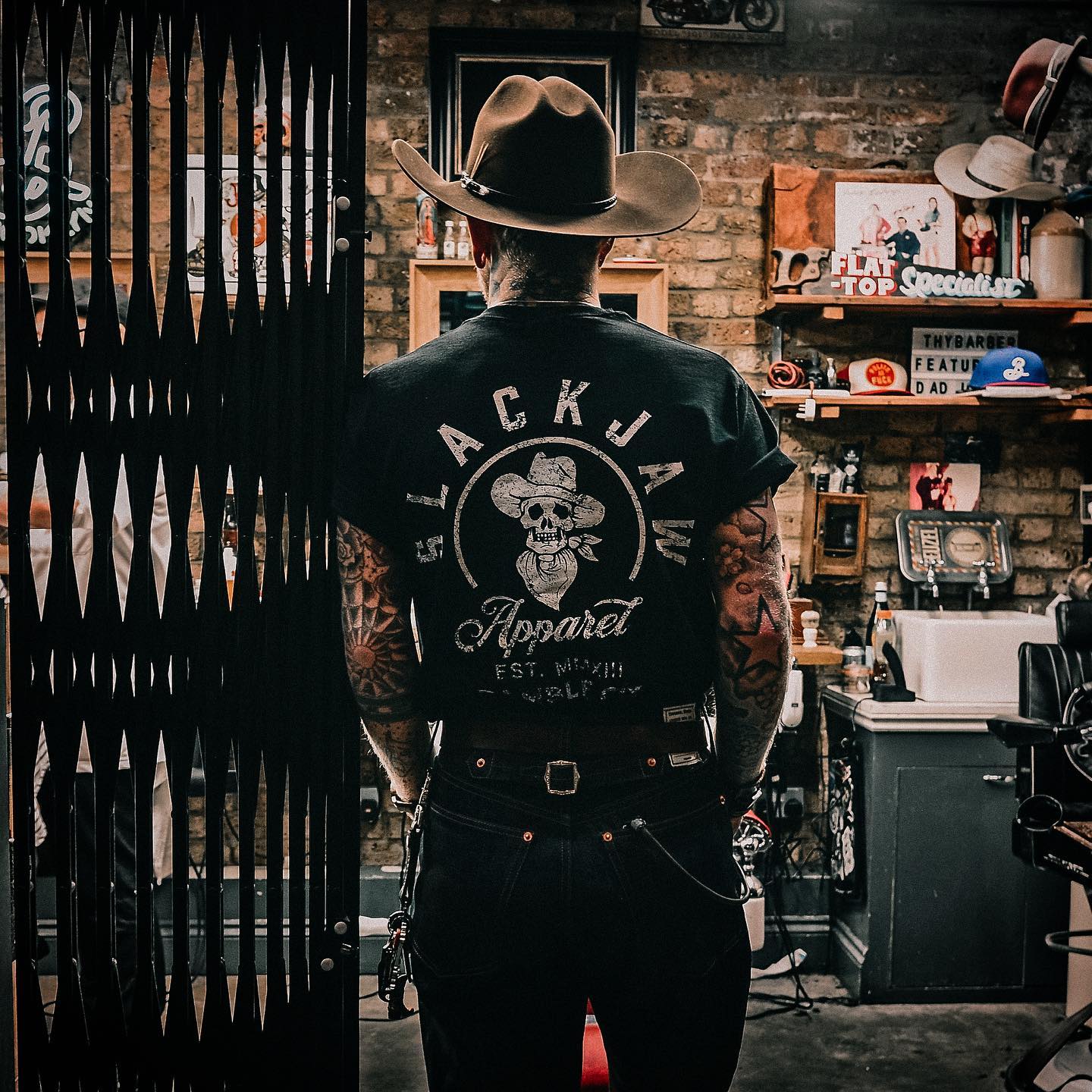 Bandit T Shirt - Black - Slackjaw Apparel