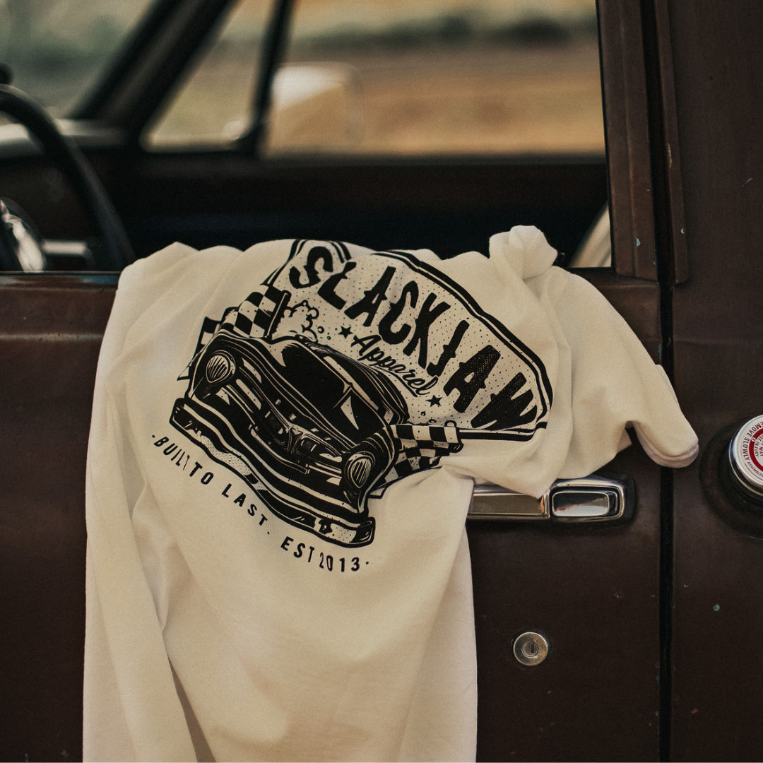 Built To Last T Shirt - Bone - Slackjaw Apparel