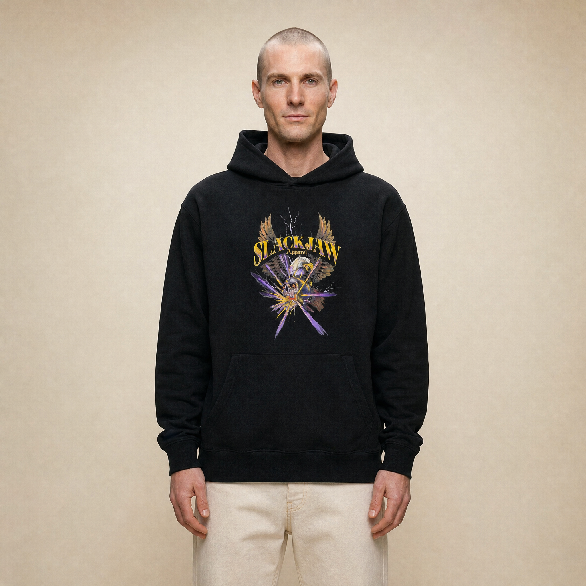 Big Mouth Hoody - Black