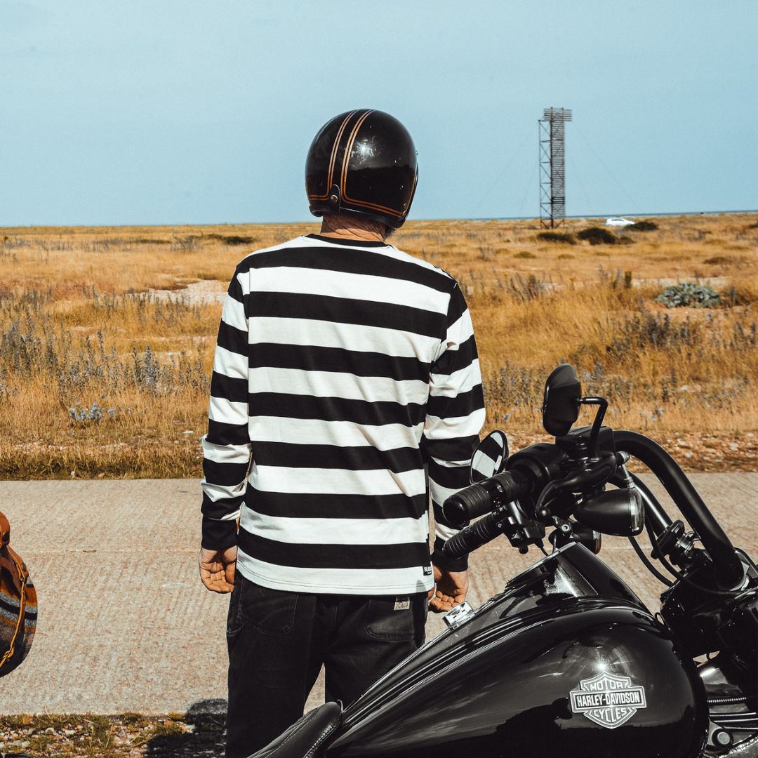 Breakout Long Sleeve T Shirt - Black/Bone