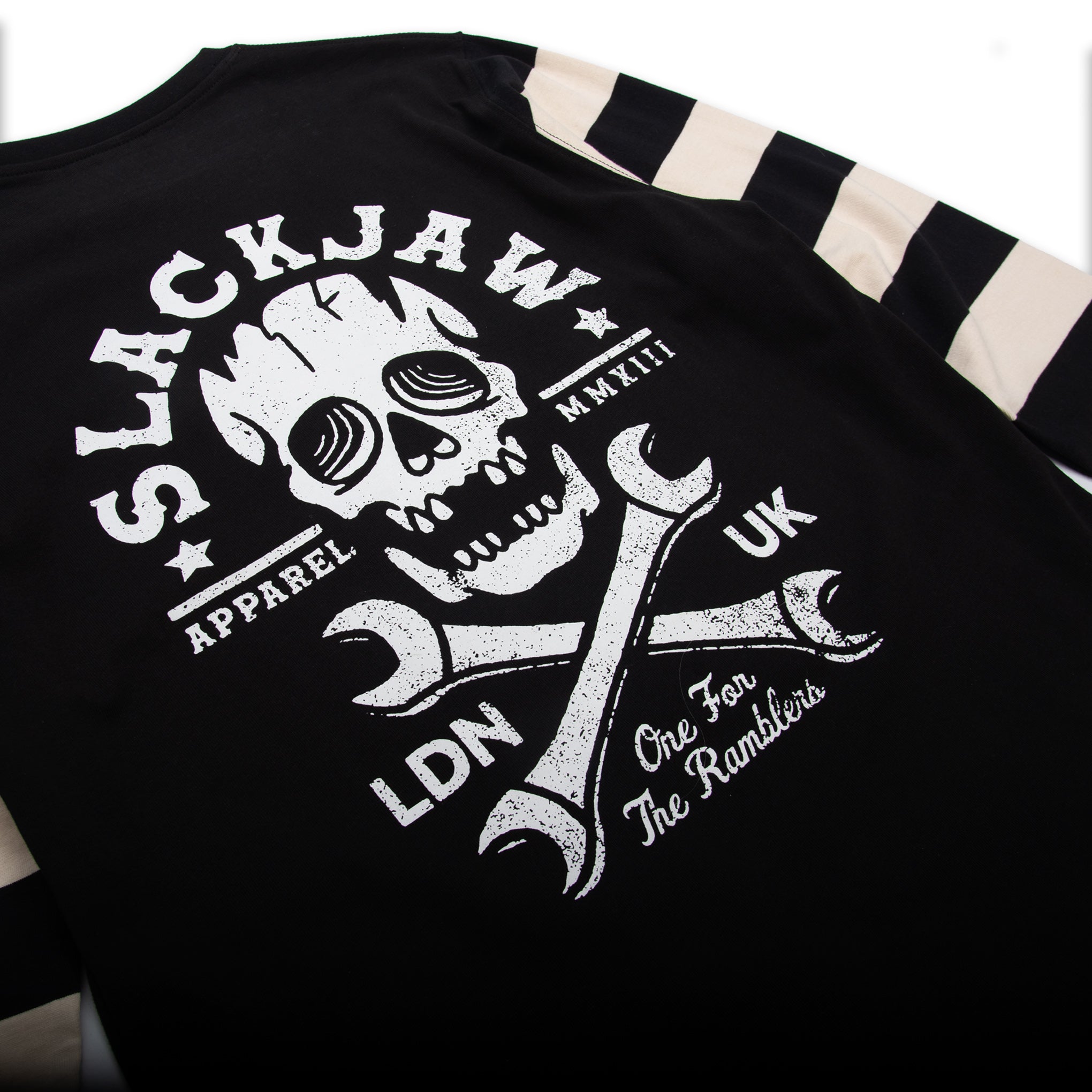 Breakout Death Valley Long Sleeve T Shirt - Black/Bone