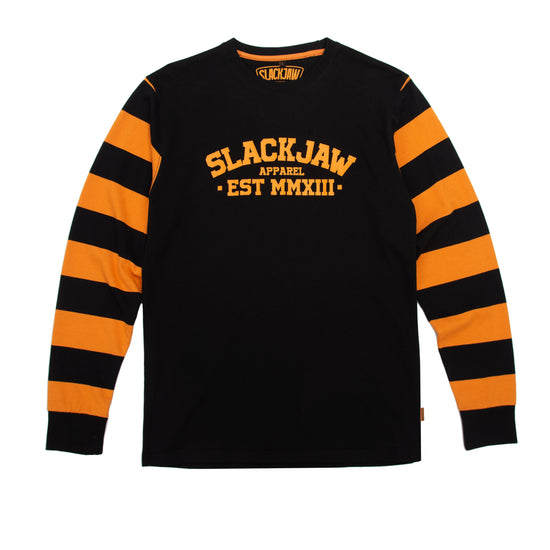 Breakout Dropout Long Sleeve T Shirt - Black/Rust