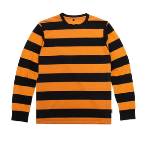 Breakout Long Sleeve T Shirt - Black/Rust