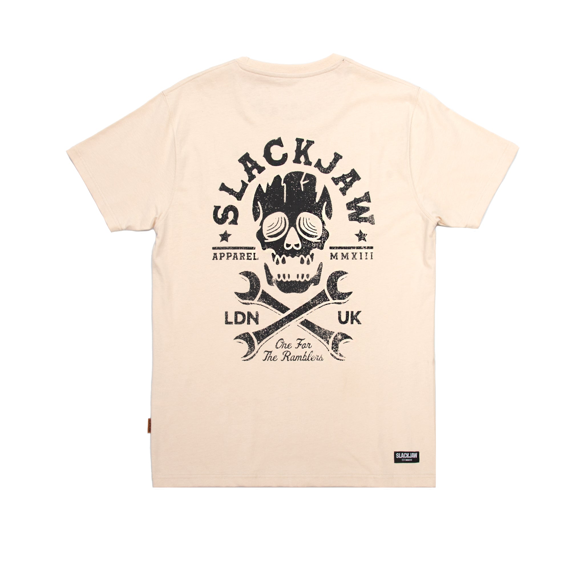 Death Valley T Shirt - Bone