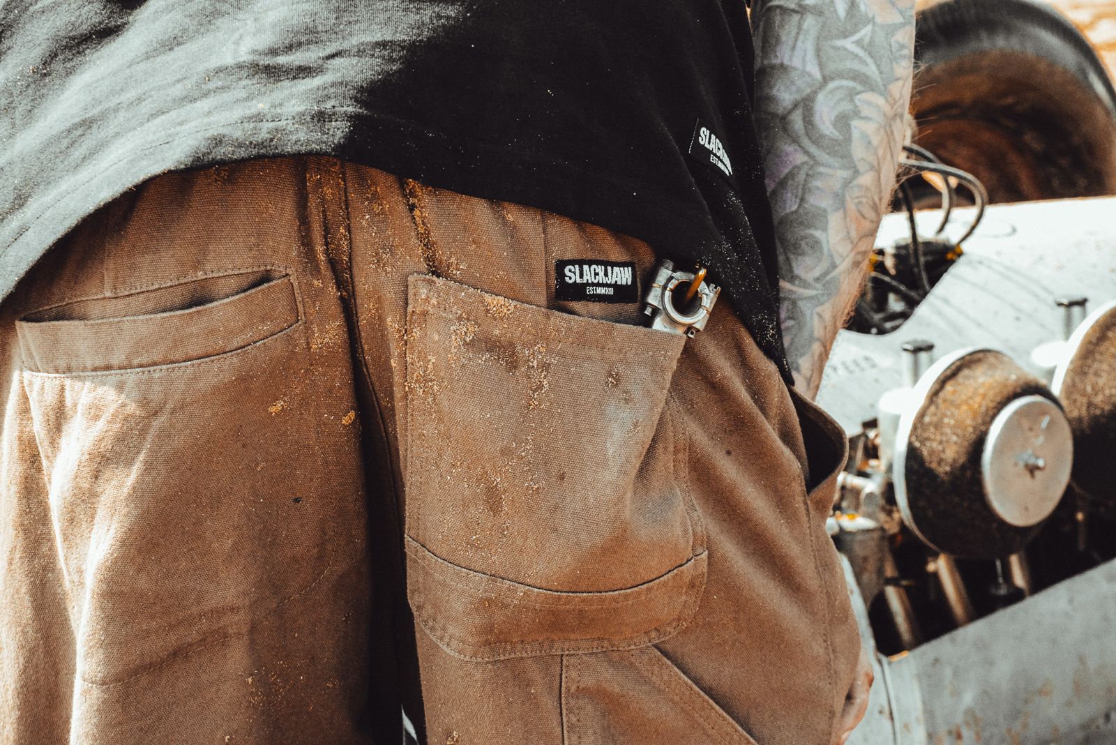 Slackjaw Double Knee Pant - Tobacco