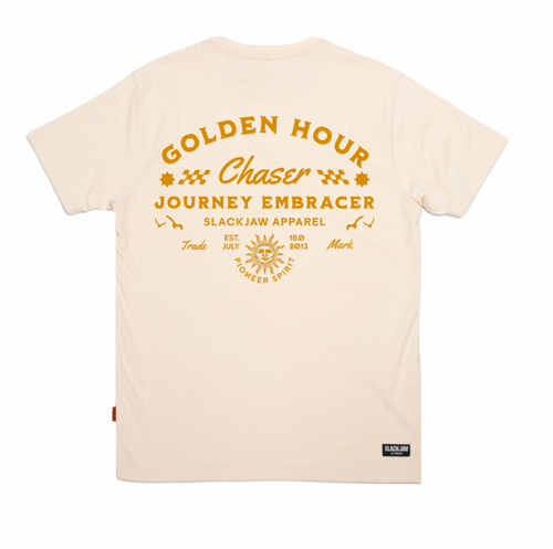 Golden Hour T Shirt - Bone