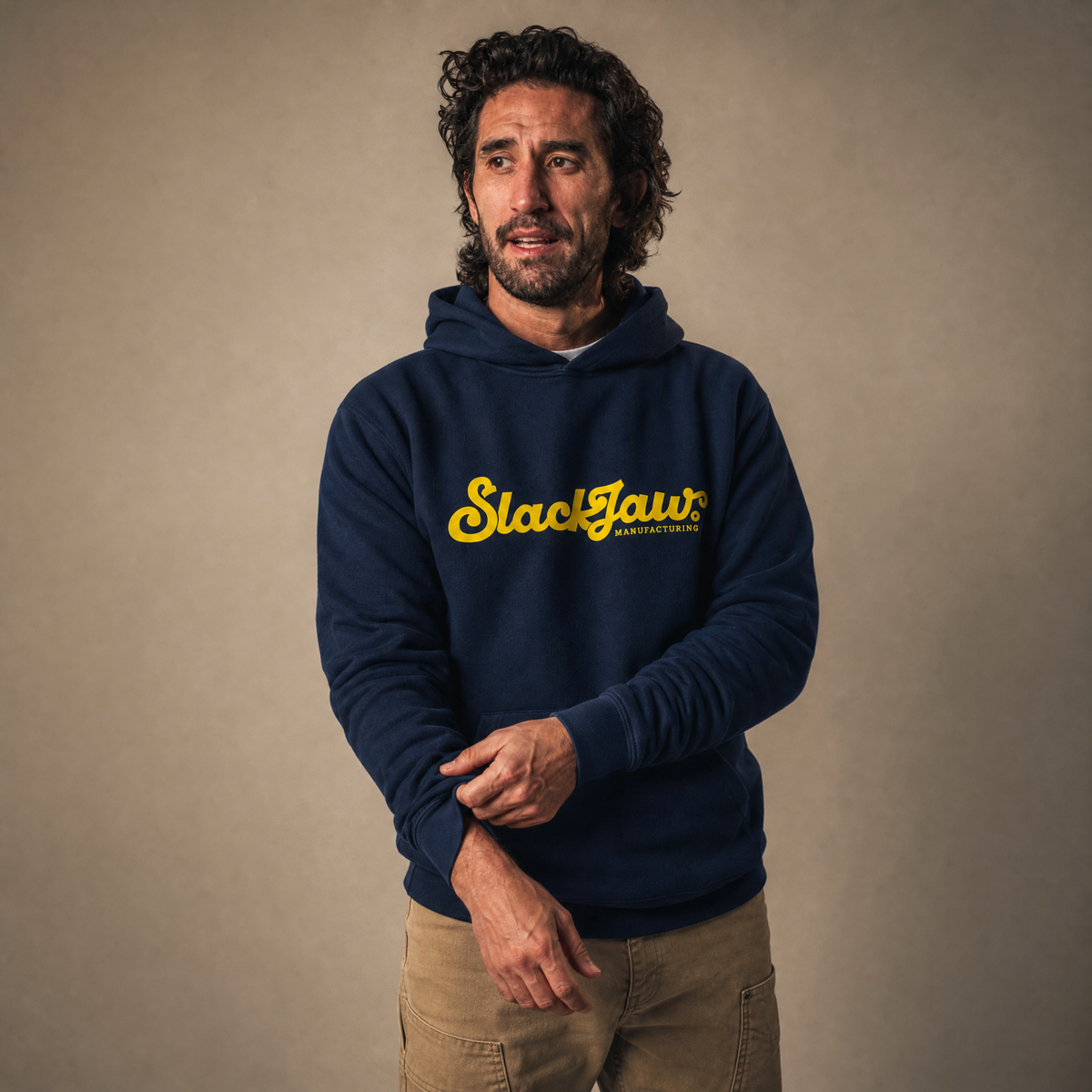 Script Hoody - Navy