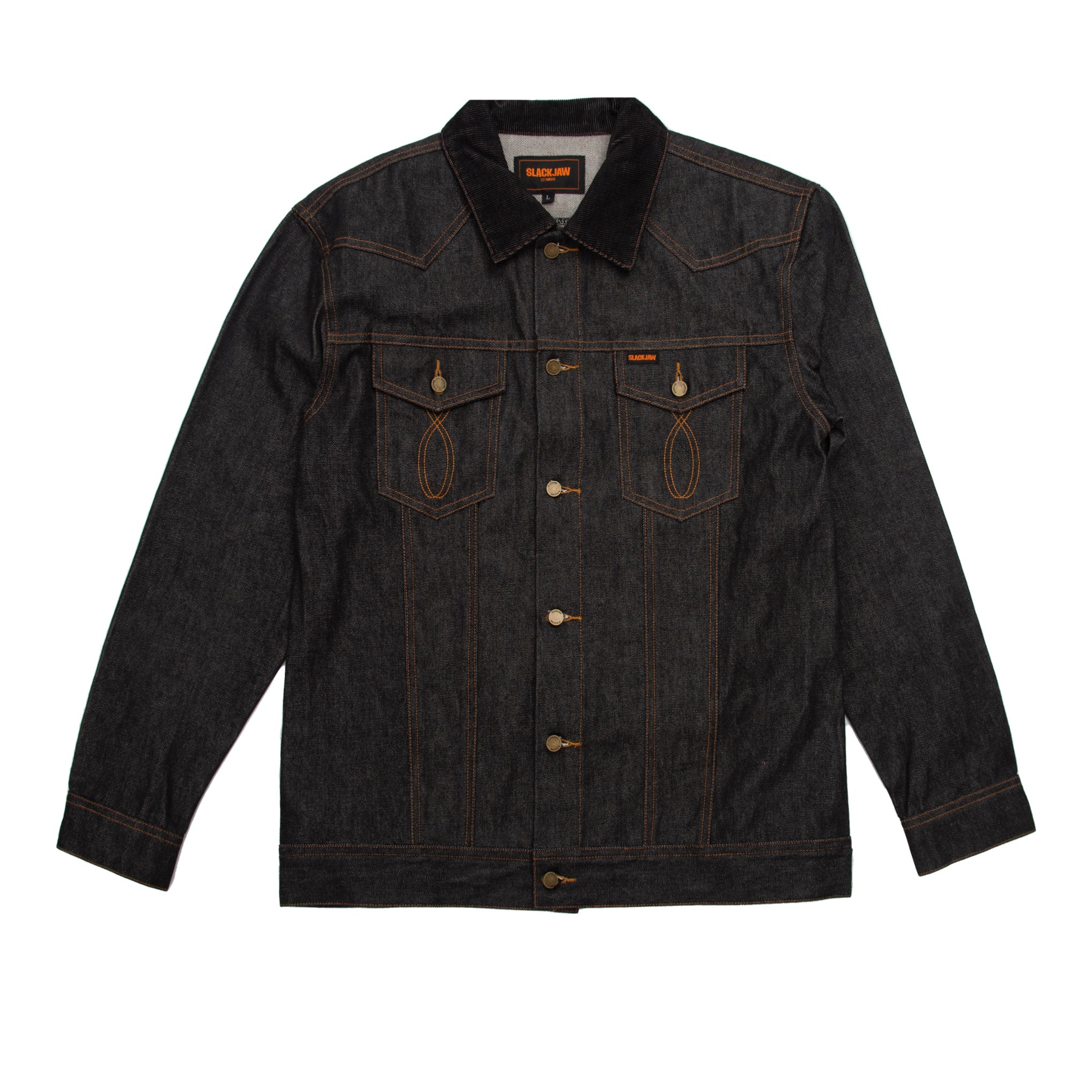 Slackjaw Raw Denim Jacket - Navy