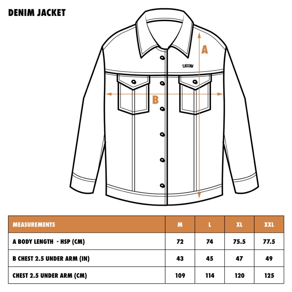 Slackjaw Raw Denim Jacket - Navy - Slackjaw Apparel