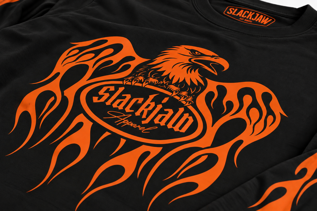 Águila Long Sleeve T Shirt - Black