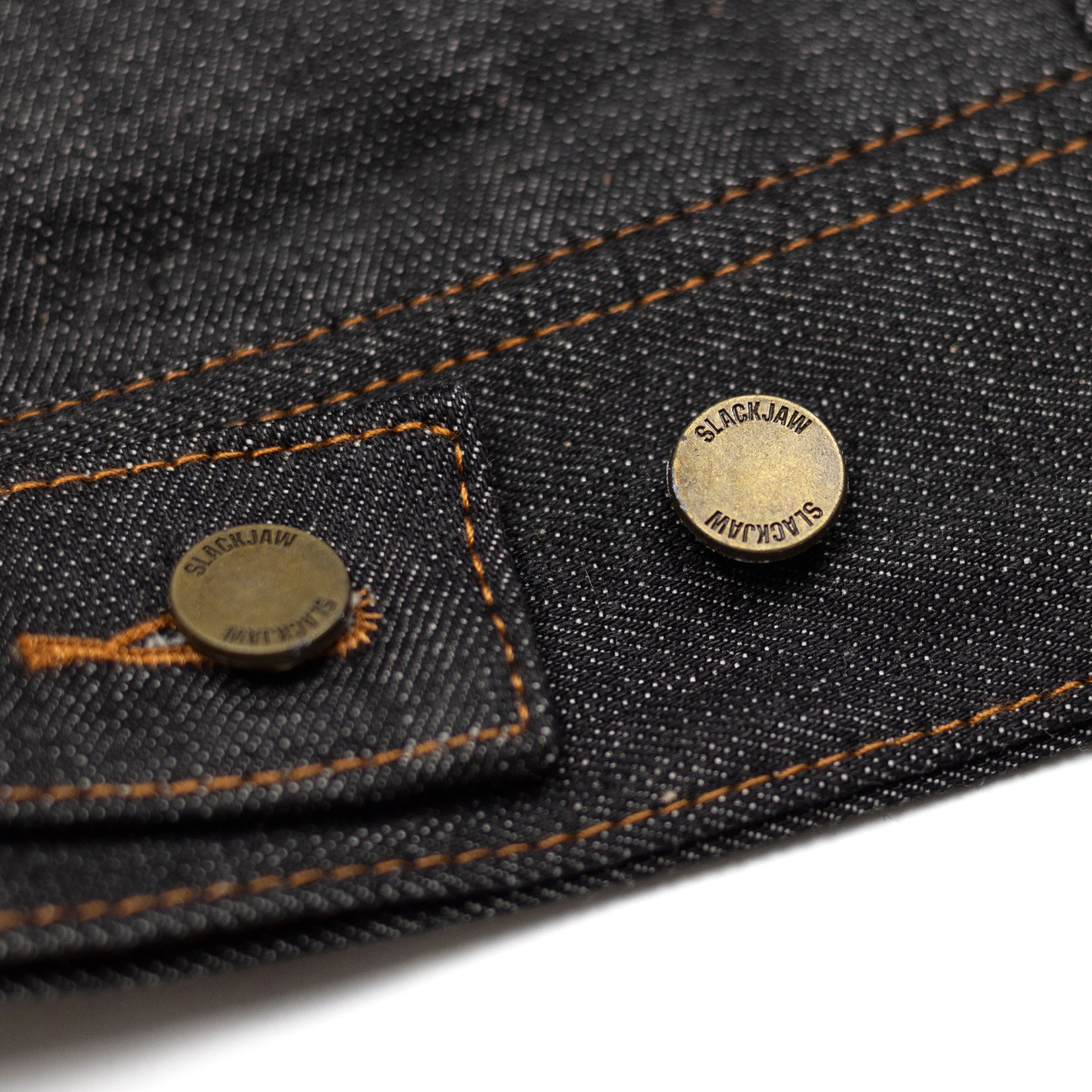 Slackjaw Raw Denim Vest - Navy