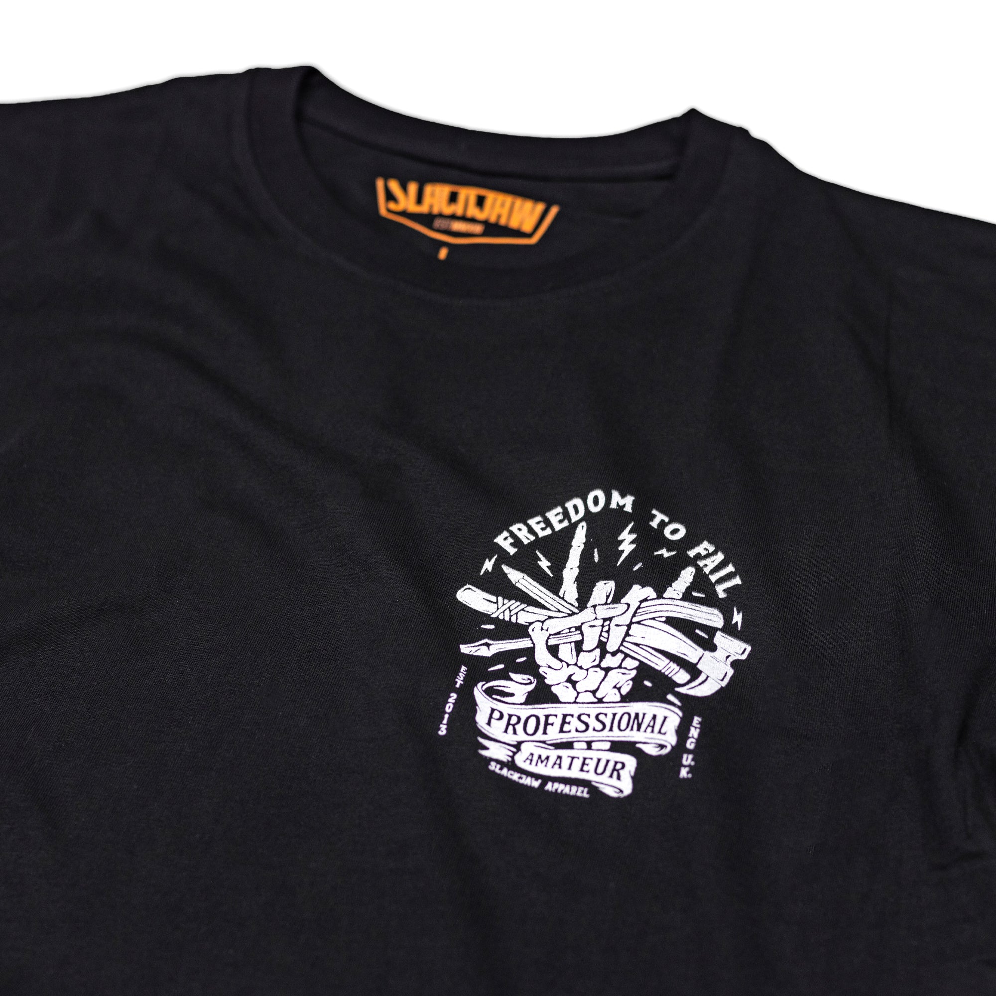 Freedom To Fail T Shirt - Black