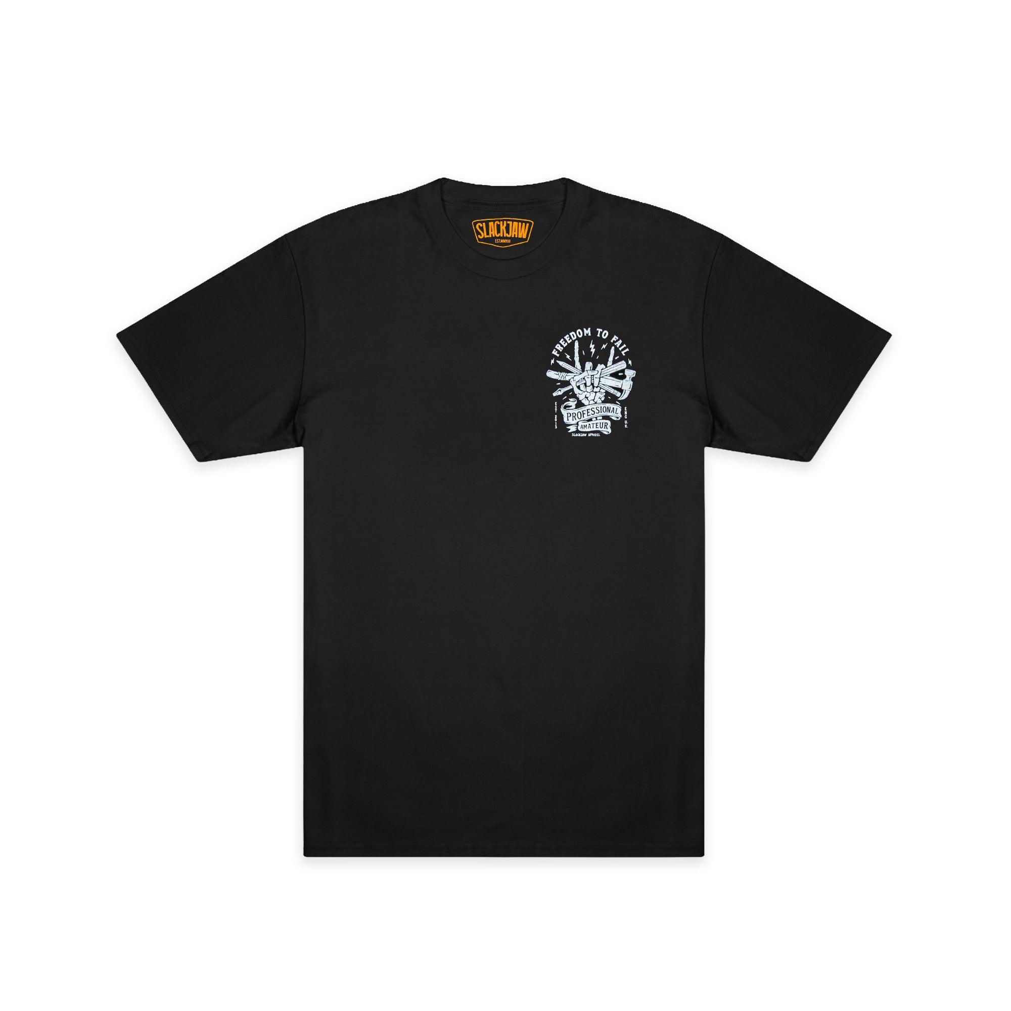 Freedom To Fail T Shirt - Black