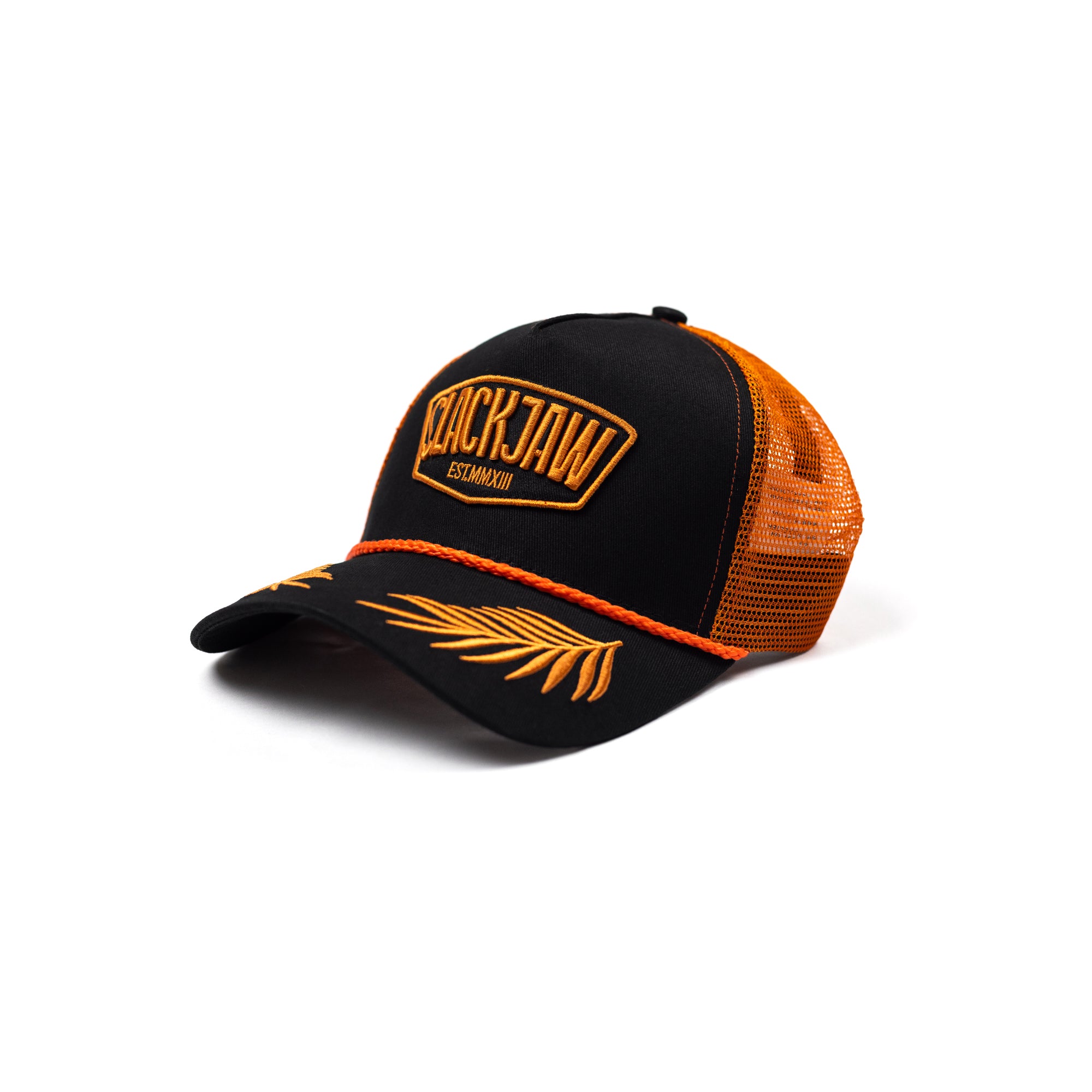 ICON Podium Trucker Cap - Black/Rust