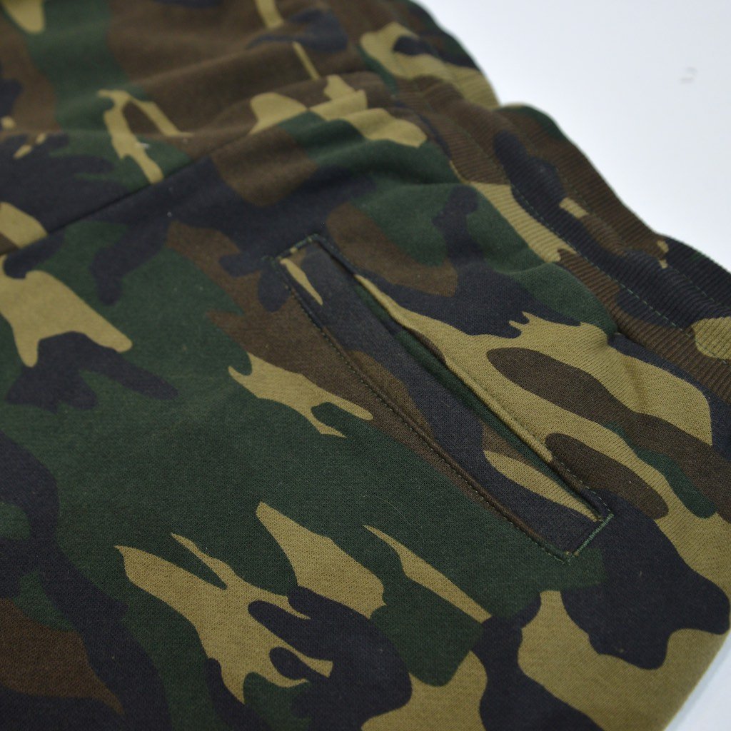 Dropout- Camo Sweat Shorts - Slackjaw Apparel
