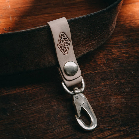 Native Leather Key Loop -Raw 2.5"Long - Slackjaw Apparel