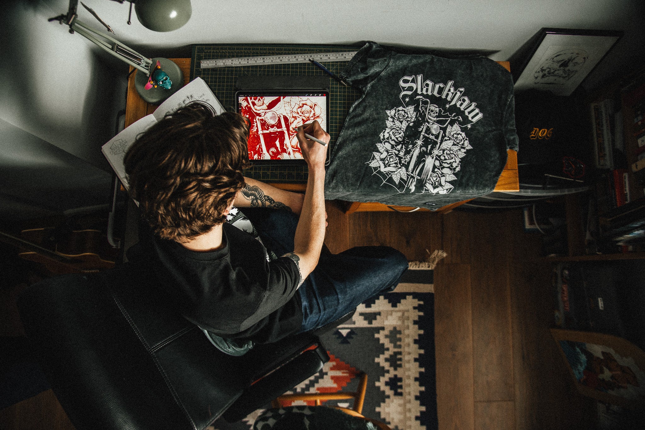What goes into designing a Slackjaw t shirt graphic?