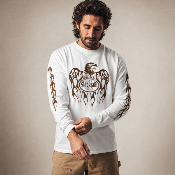 Águila Long Sleeve T Shirt - White