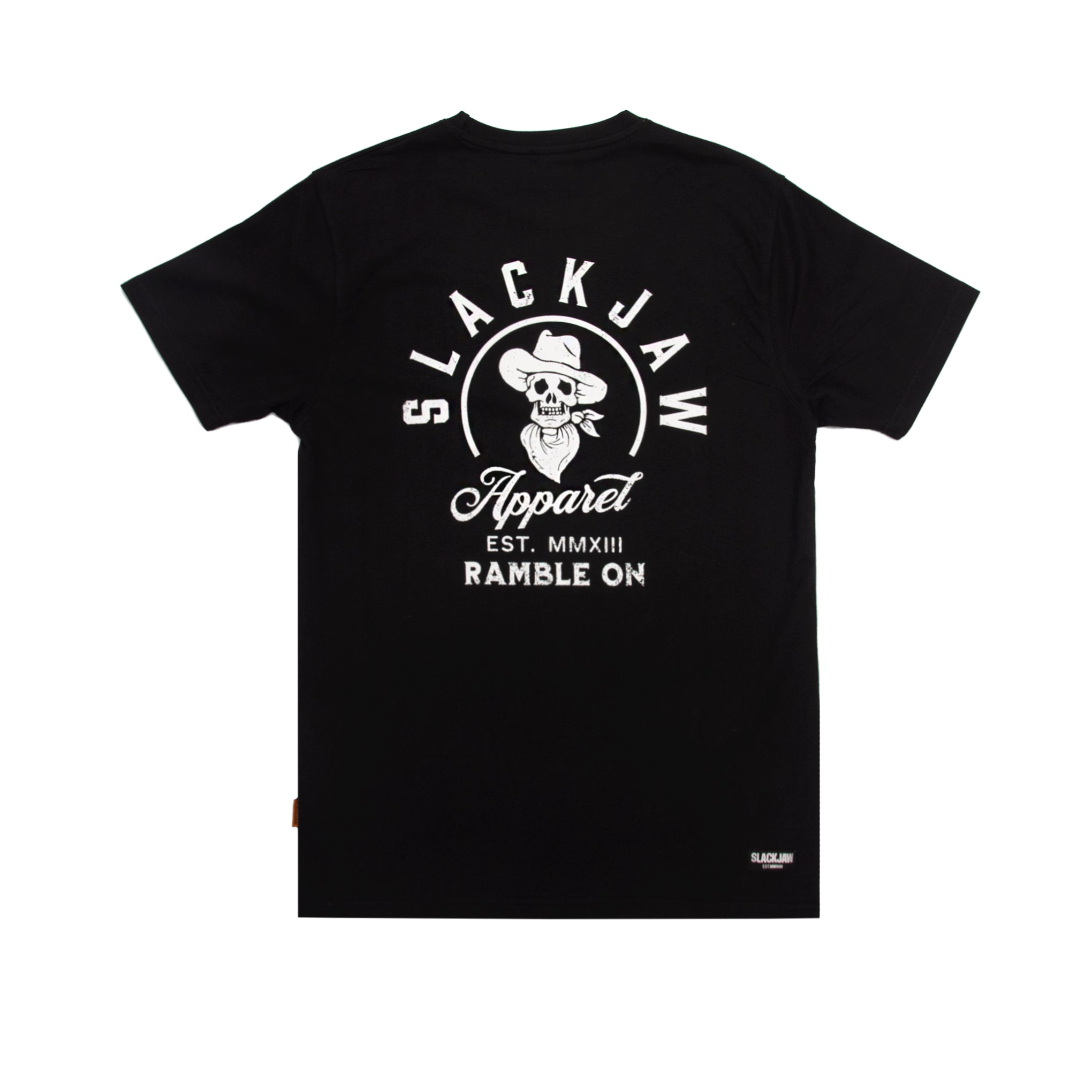 Bandit T Shirt - Black - Slackjaw Apparel