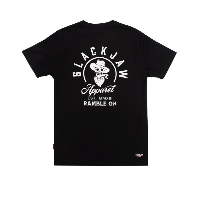Bandit T Shirt - Black - Slackjaw Apparel