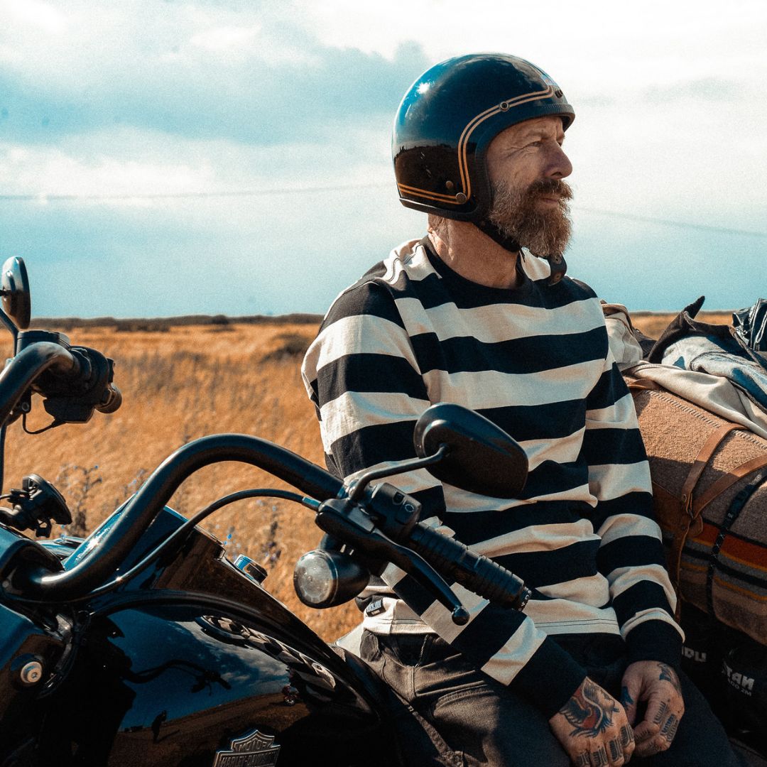 Breakout Long Sleeve T Shirt - Black/Bone