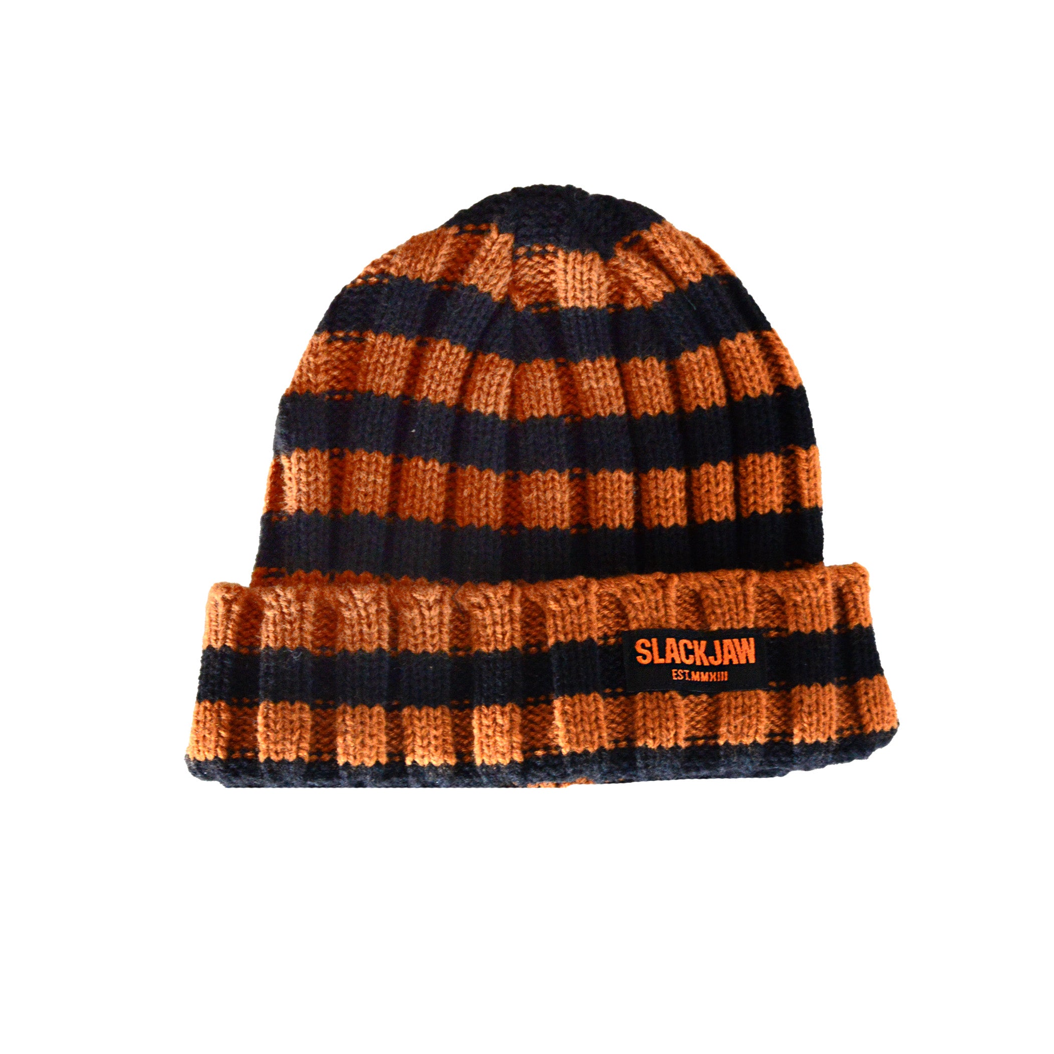 Breakout Beanie - Black/Rust