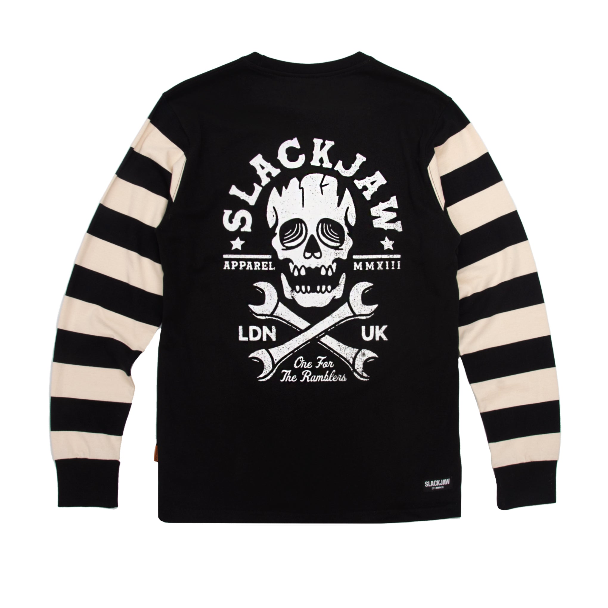 Breakout Death Valley Long Sleeve T Shirt - Black/Bone