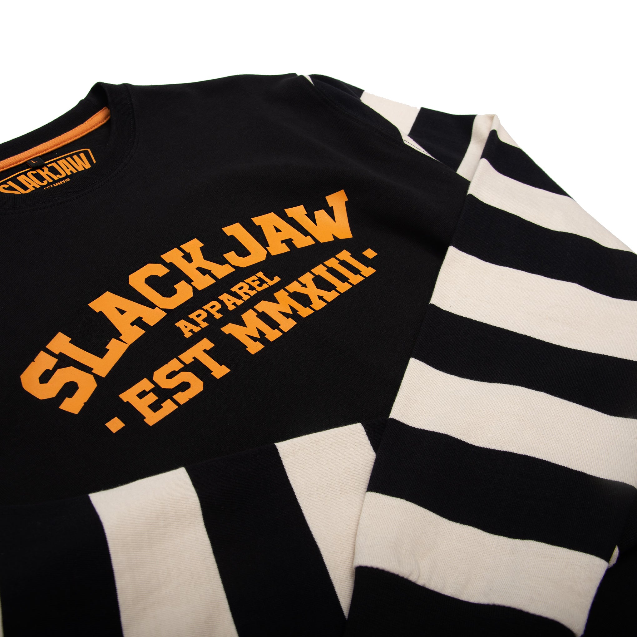 Breakout Dropout Long Sleeve T Shirt - Black/Bone