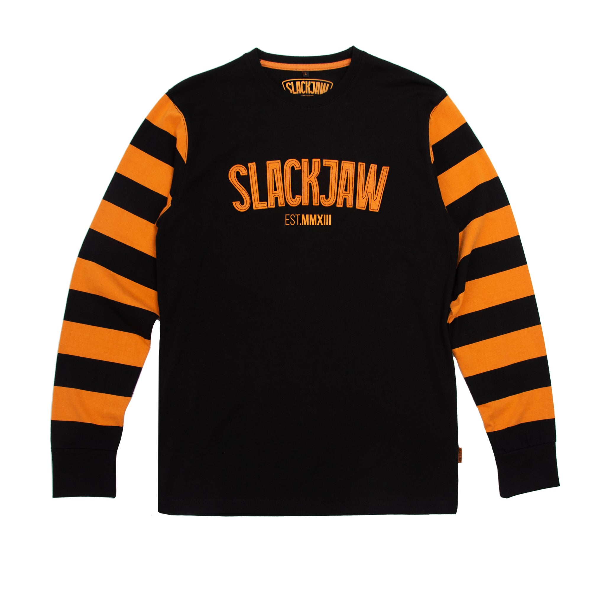 Breakout Long Sleeve T Shirt ICON Applique - Black/Rust