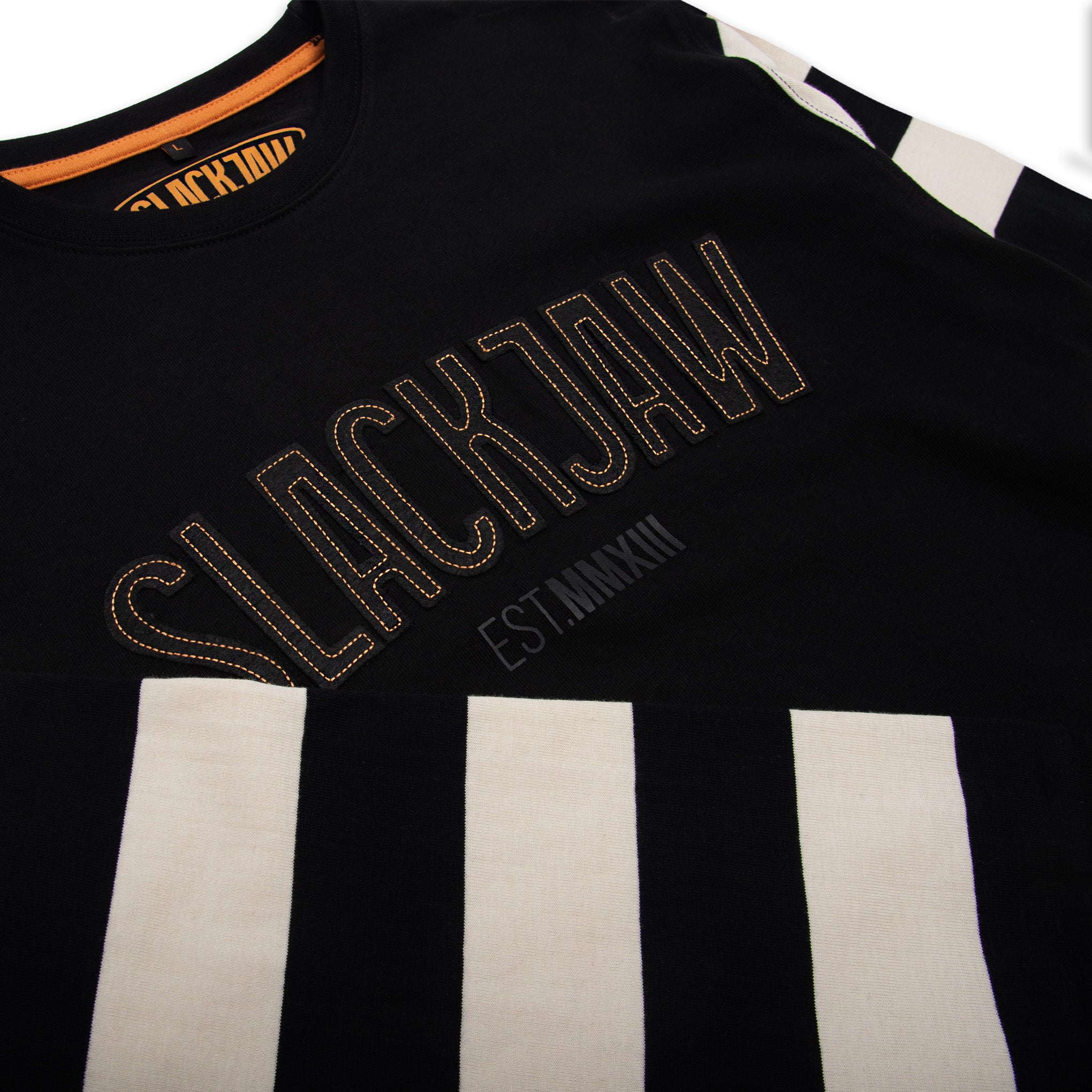 Breakout Long Sleeve T Shirt ICON Applique - Black/Bone