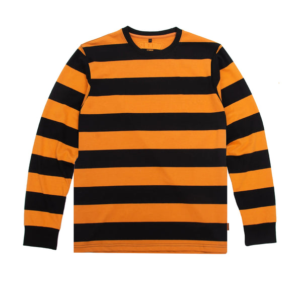 Breakout Long Sleeve T Shirt - Black/Rust