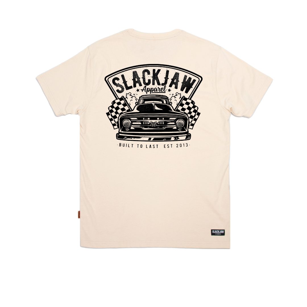 Built To Last T Shirt - Bone