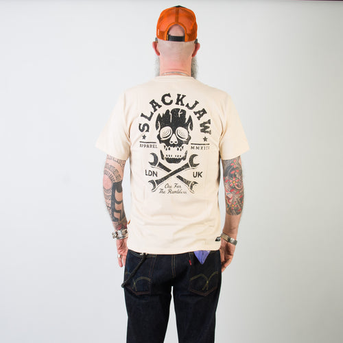 Death Valley T Shirt - Bone