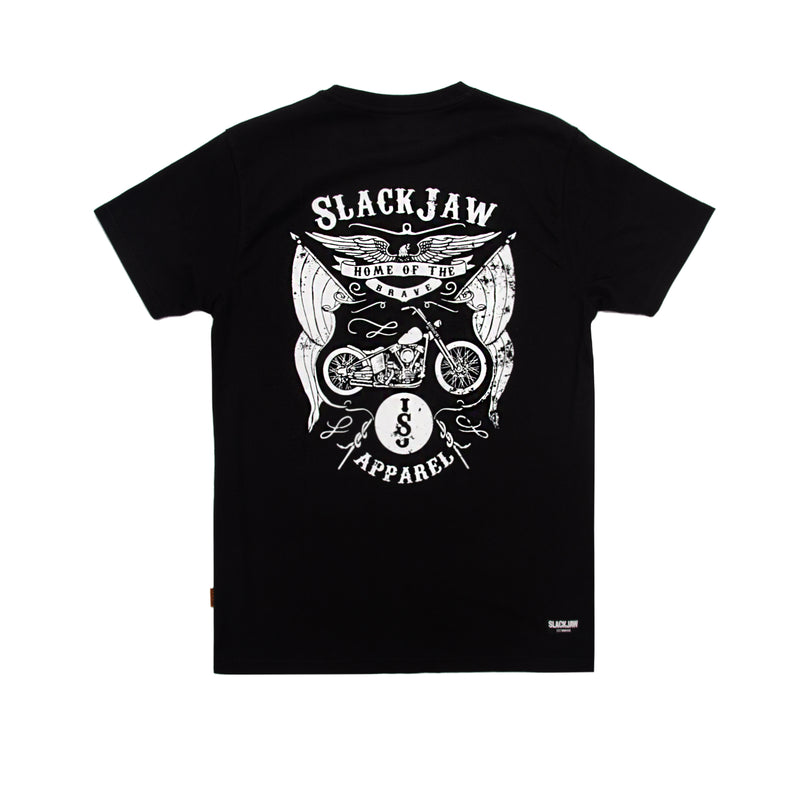 Home of the Brave T Shirt - Black