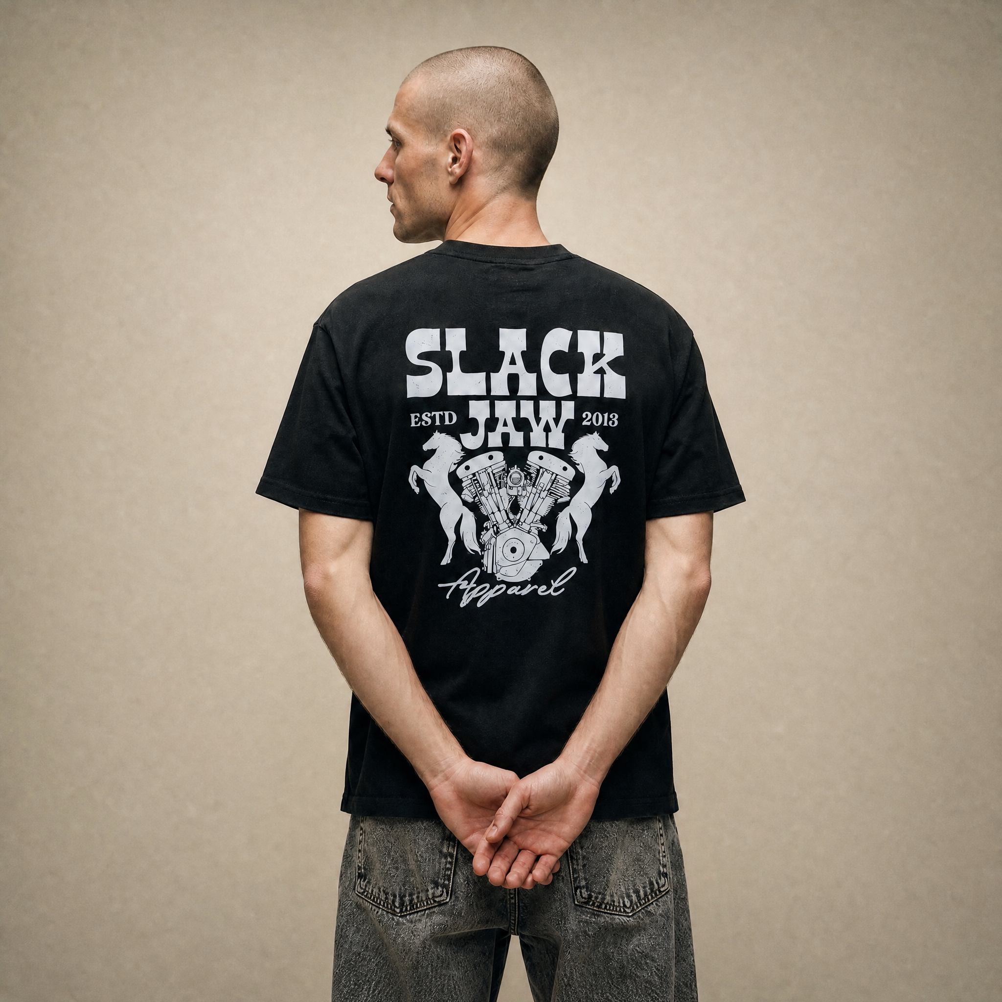 Horse Power T Shirt - Black