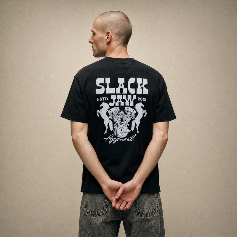 Horse Power T Shirt - Black