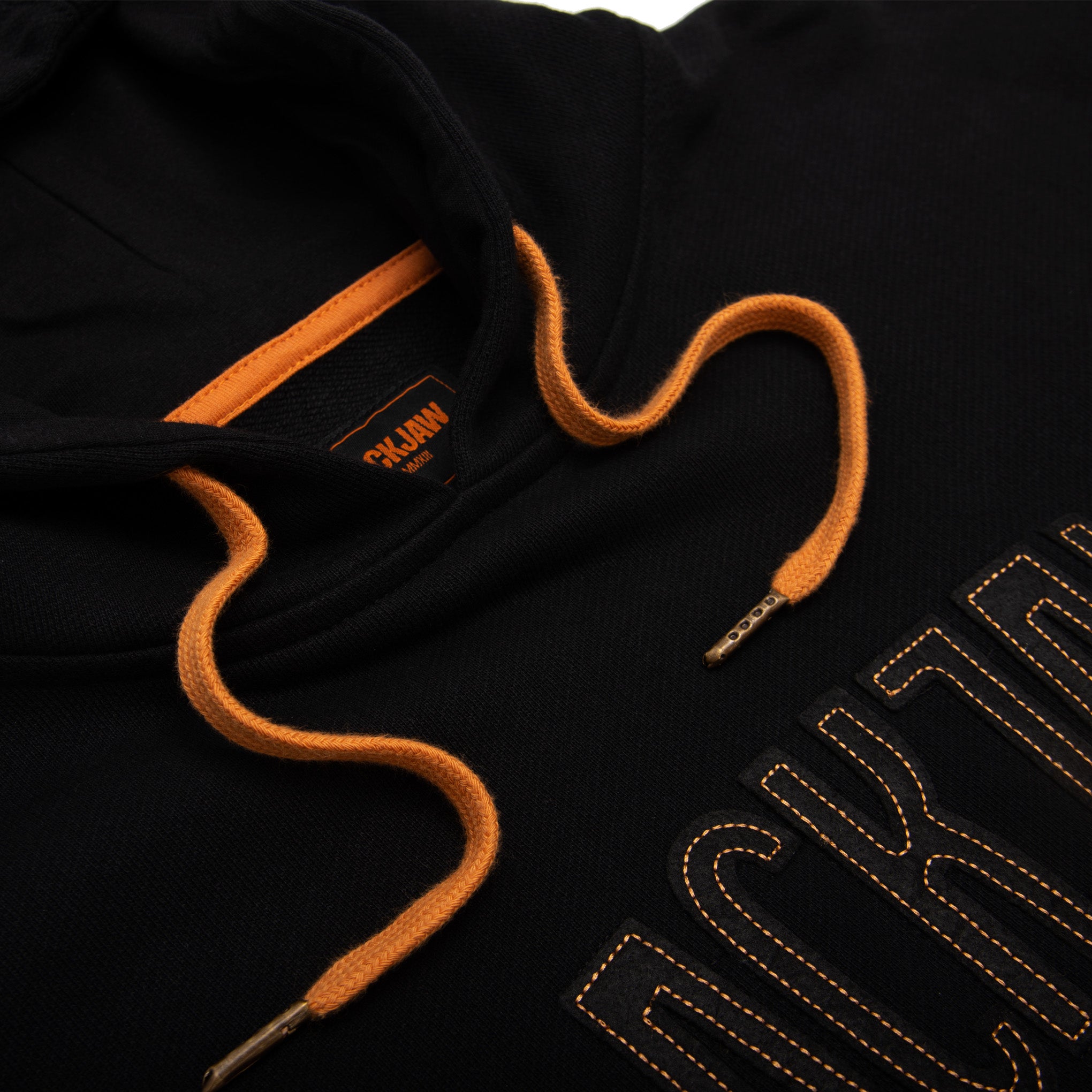 ICON Applique Hoody - Black