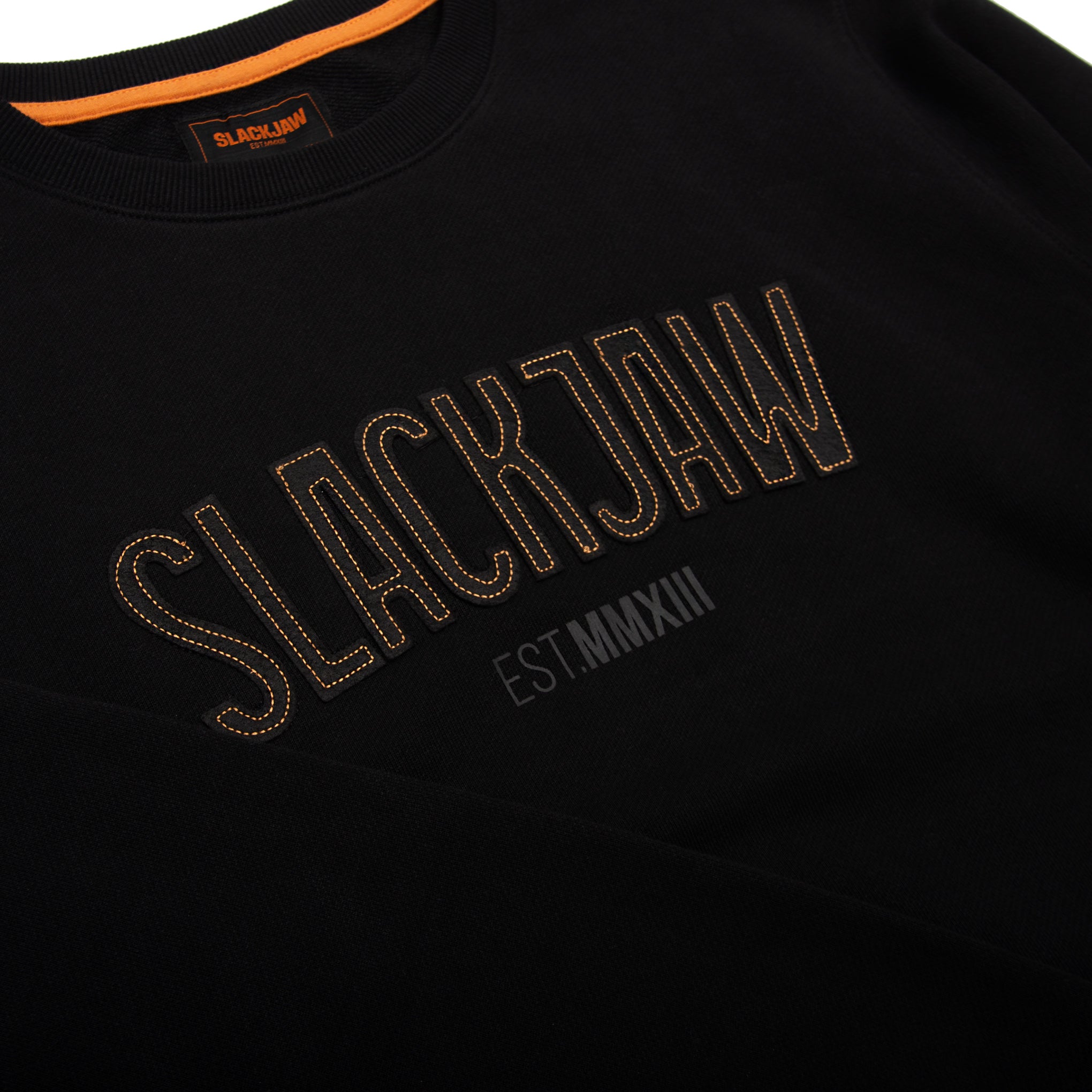 ICON Applique Sweatshirt - Black