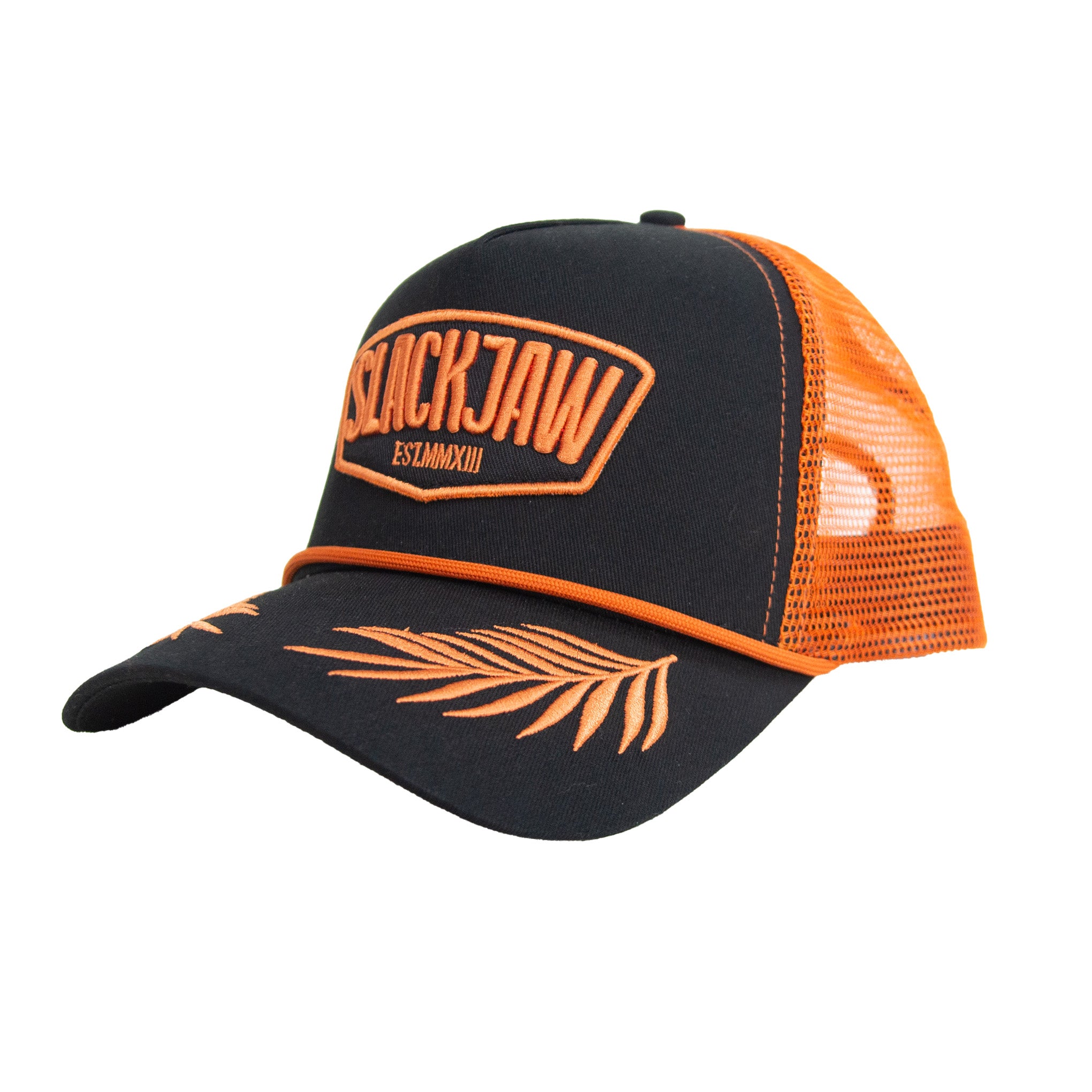ICON Podium Trucker Cap - Black/Rust