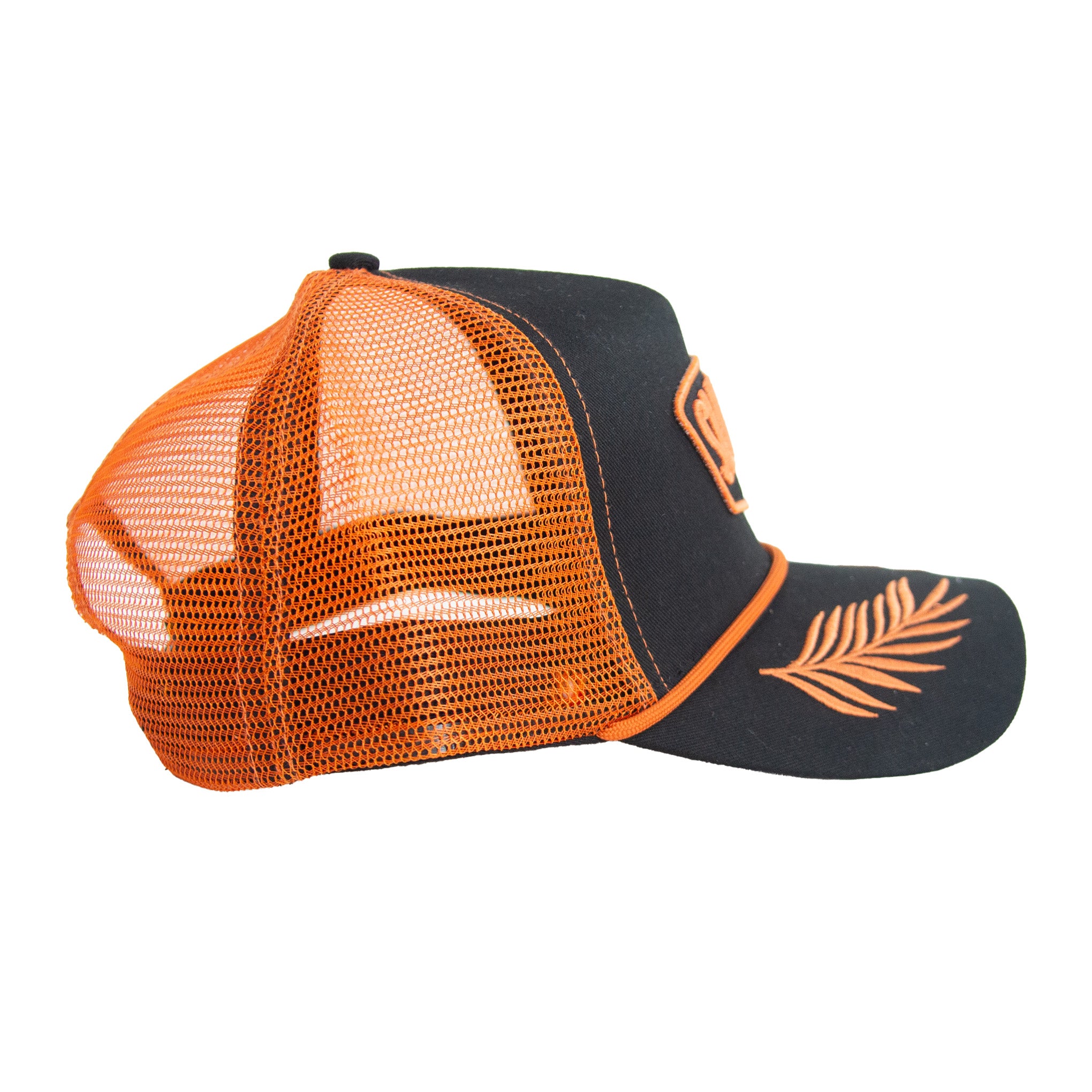 ICON Podium Trucker Cap - Black/Rust