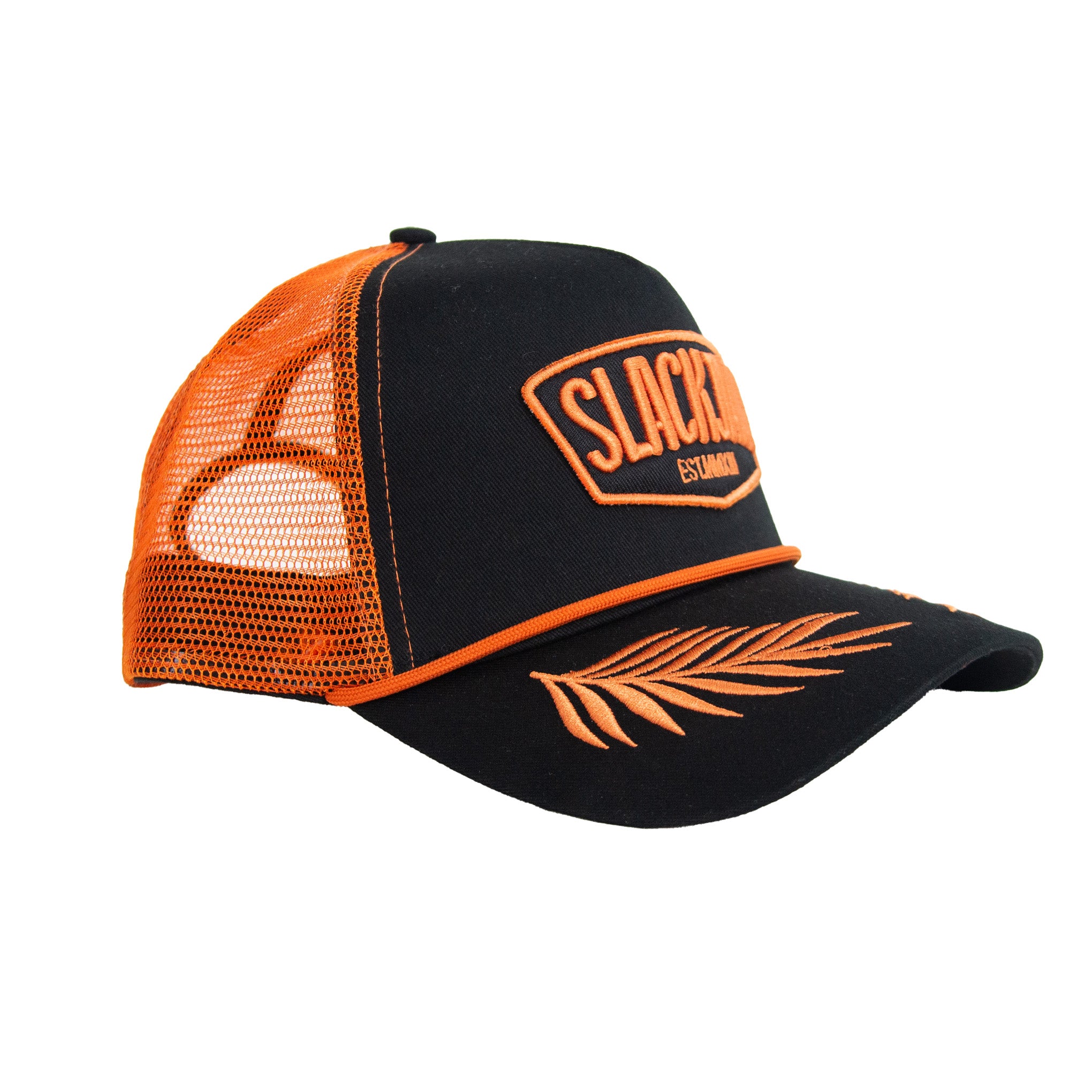 ICON Podium Trucker Cap - Black/Rust