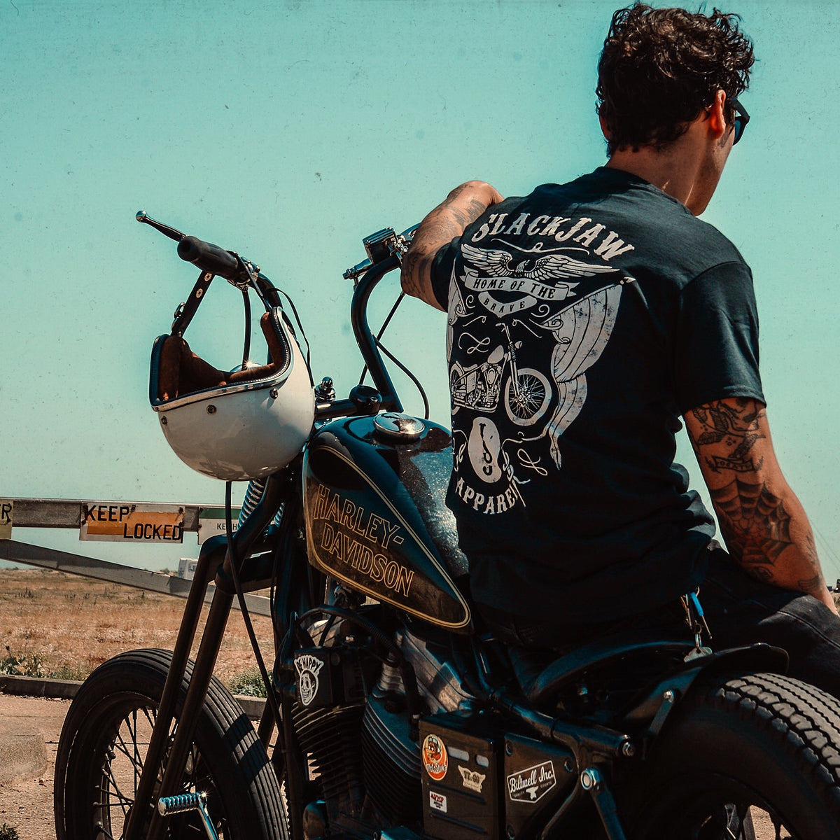 Home of the Brave T Shirt - Black