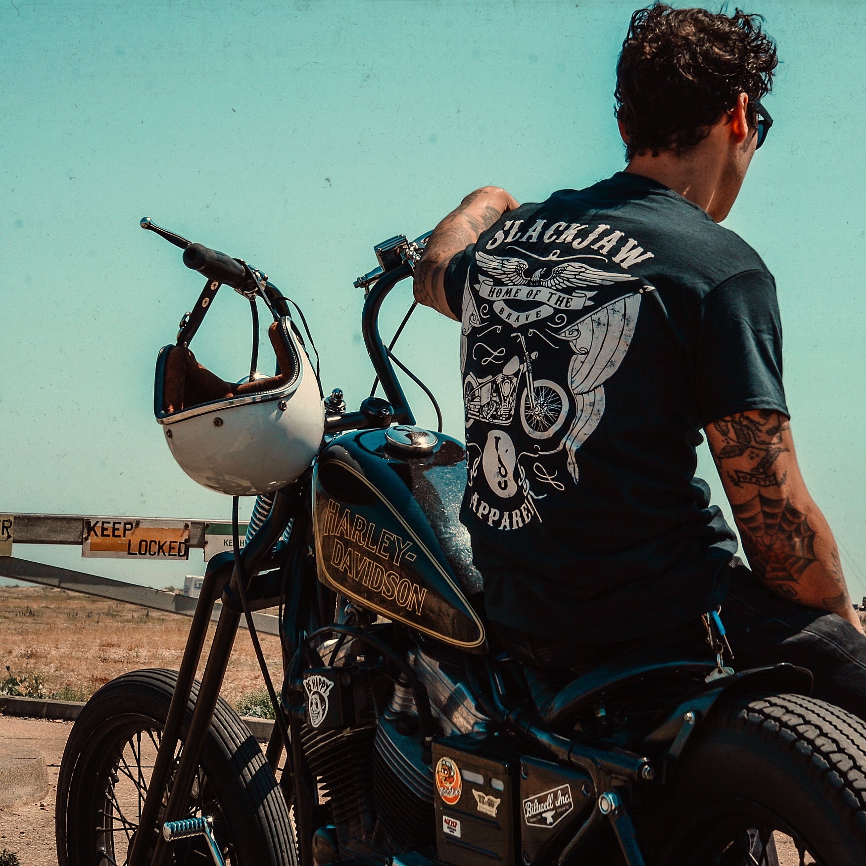 Home of the Brave T Shirt - Black