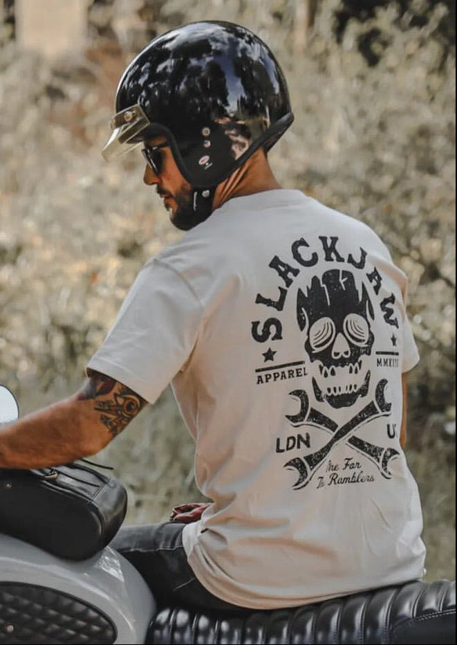 Death Valley T Shirt - Bone