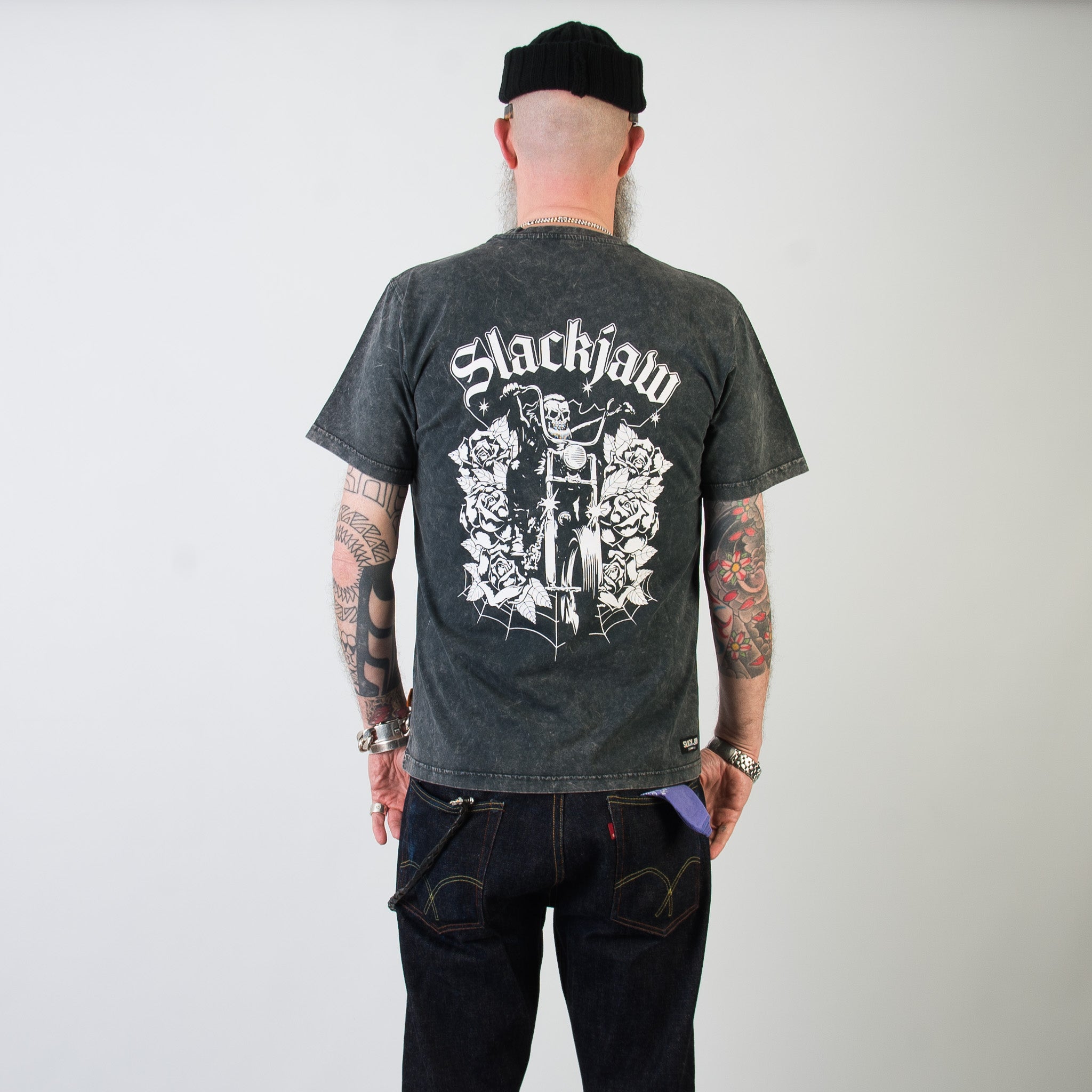 Rider T Shirt - Vintage Black | Graphic T Shirts | Slackjaw