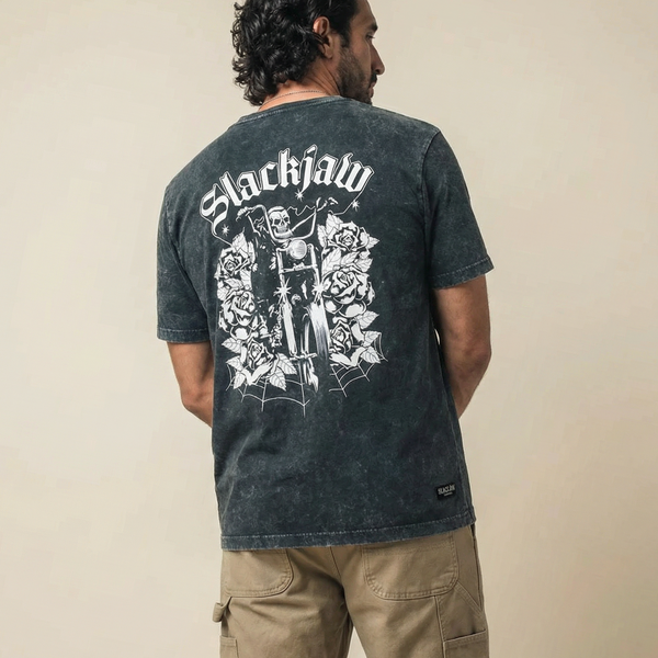 Rider T Shirt - Vintage Black