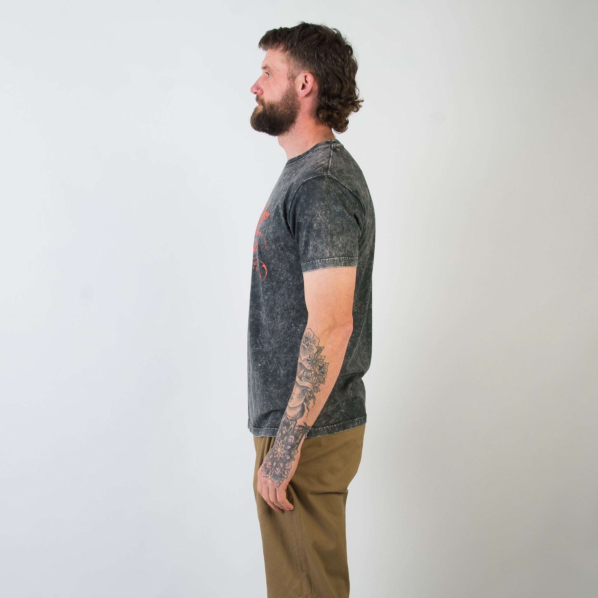 Rusty Wheels T Shirt - Vintage Black