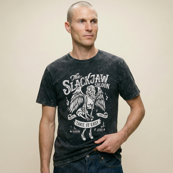 Saloon T Shirt - Vintage Black