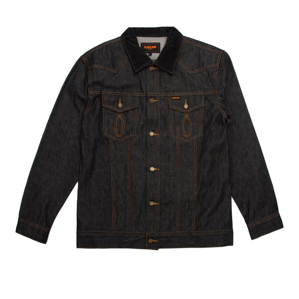 Slackjaw Raw Denim Jacket - Navy