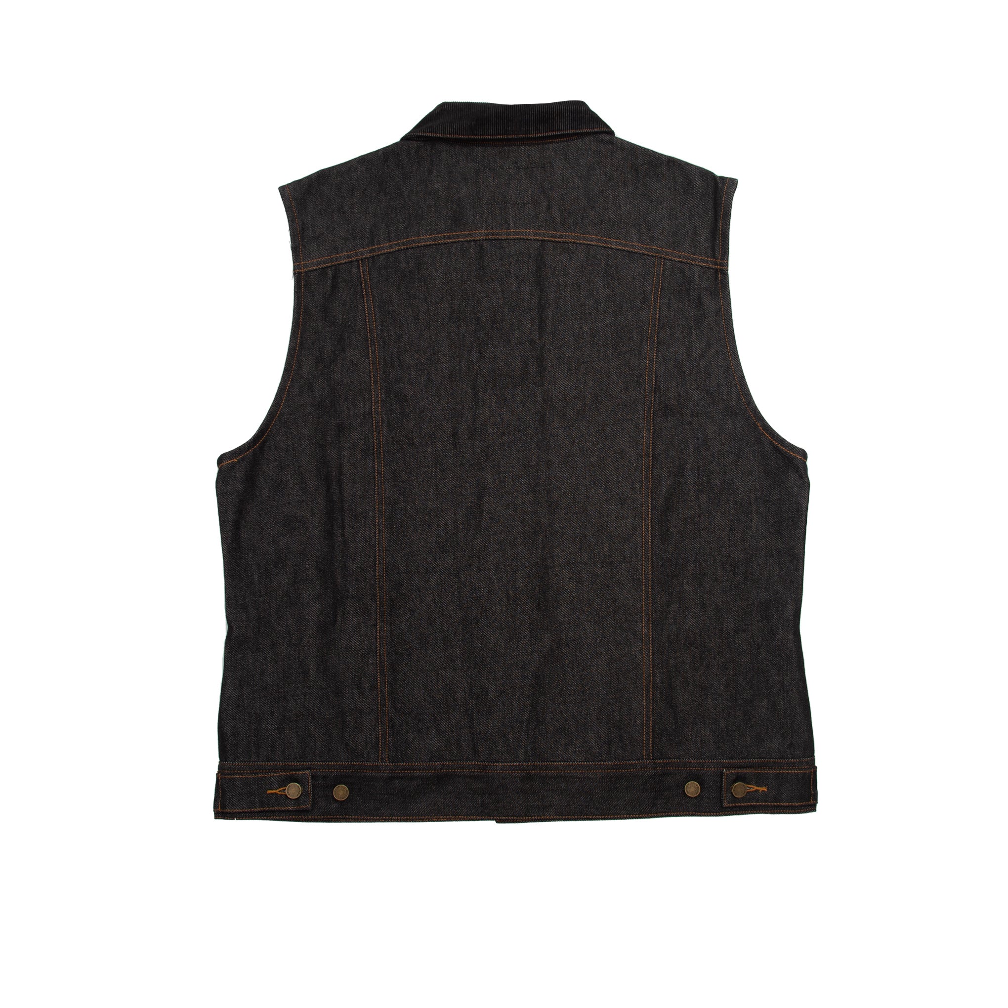 Slackjaw Raw Denim Vest - Navy